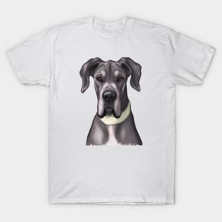 Cute Great Dane Drawing T-Shirt